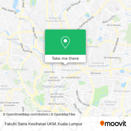 Peta Fakulti Sains Kesihatan UKM