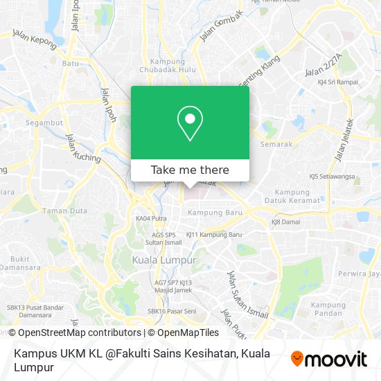 How To Get To Kampus Ukm Kl Fakulti Sains Kesihatan In Kuala Lumpur By Bus Mrt Lrt Monorail Or Train