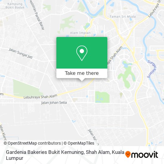 Gardenia Bakeries Bukit Kemuning, Shah Alam map