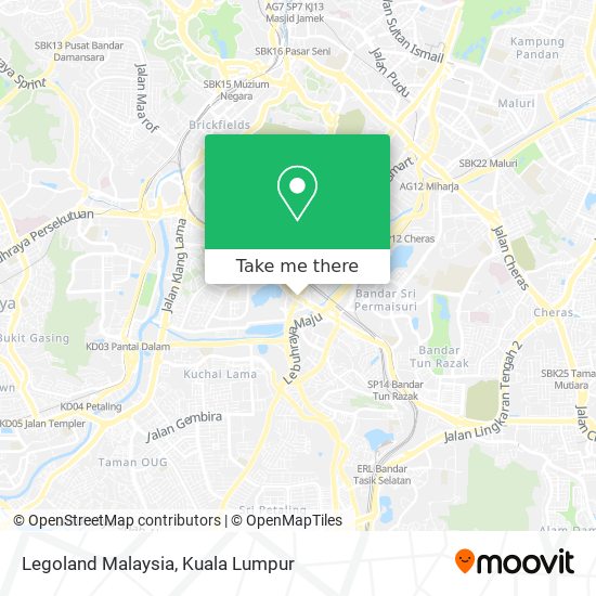 Peta Legoland Malaysia