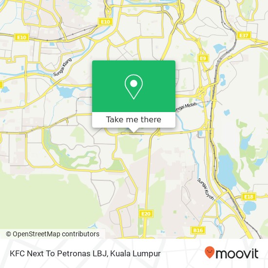 Peta KFC Next To Petronas LBJ