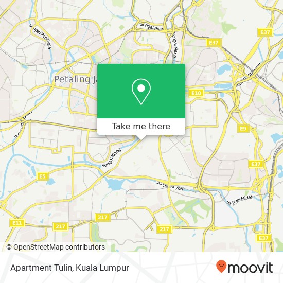 Apartment Tulin map