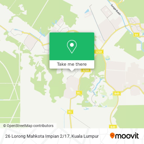 Peta 26 Lorong Mahkota Impian 2/17