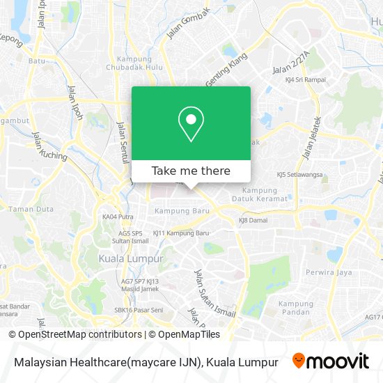 Peta Malaysian Healthcare(maycare IJN)