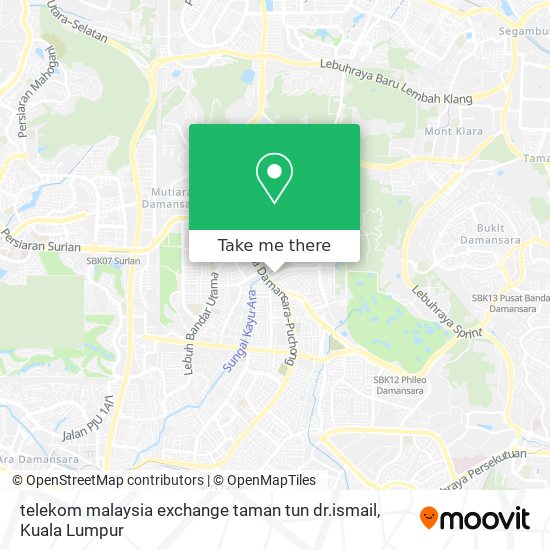 Peta telekom malaysia exchange taman tun dr.ismail