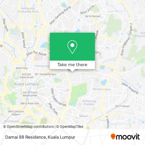 Damai 88 Residence map