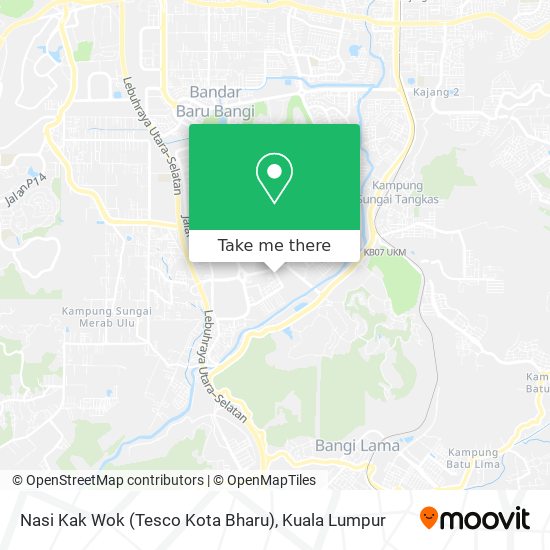 Nasi Kak Wok (Tesco Kota Bharu) map