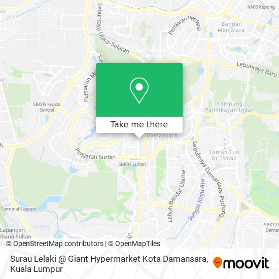 Surau Lelaki @ Giant Hypermarket Kota Damansara map