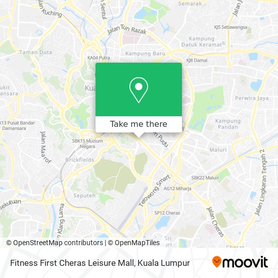 Fitness First Cheras Leisure Mall map