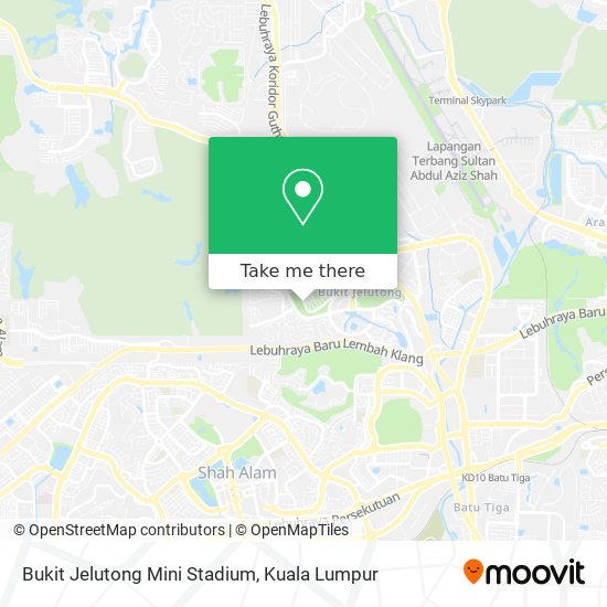 Bukit Jelutong Mini Stadium map