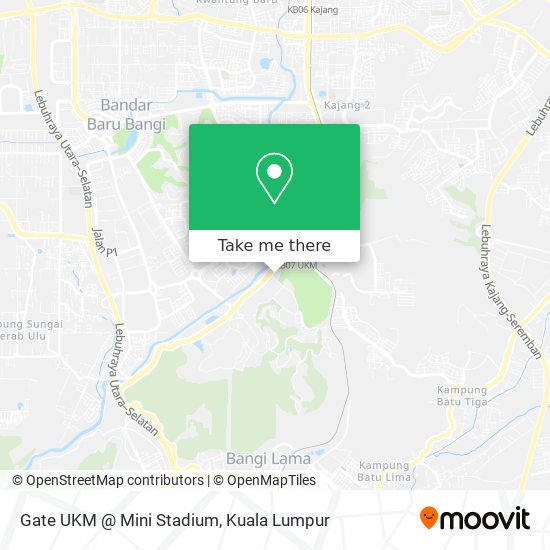 Gate UKM @ Mini Stadium map