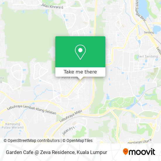 Garden Cafe @ Zeva Residence map