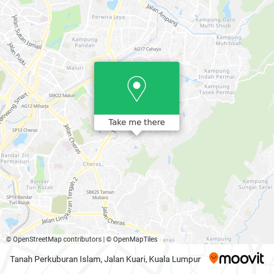 Tanah Perkuburan Islam, Jalan Kuari map