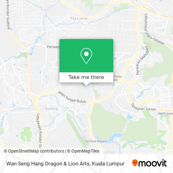 Peta Wan Seng Hang Dragon & Lion Arts