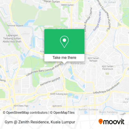 Gym @ Zenith Residence map