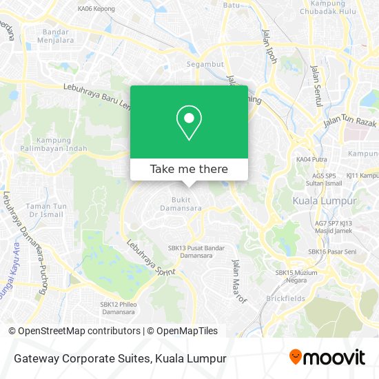 Gateway Corporate Suites map