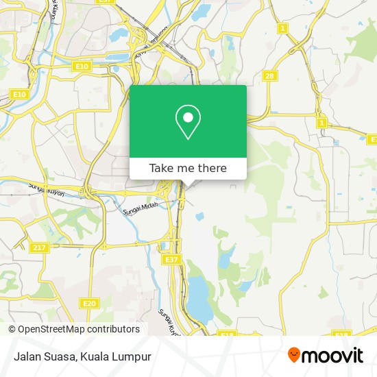 Jalan Suasa map