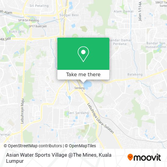 Asian Water Sports Village @The Mines map