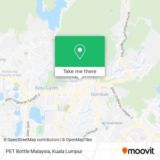 Peta PET Bottle Malaysia