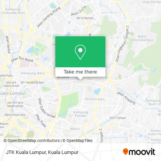 JTK Kuala Lumpur map