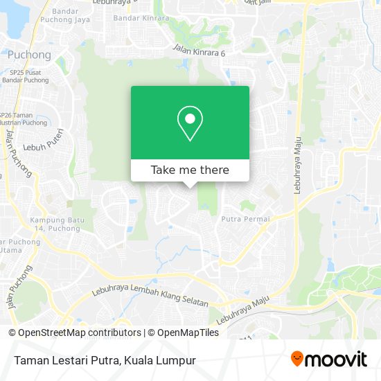 Taman Lestari Putra map