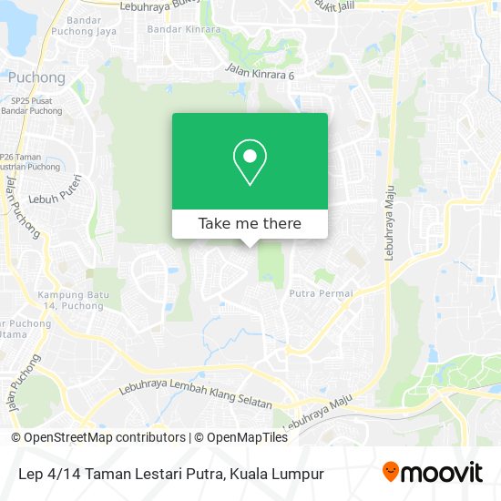 Lep  4/14 Taman Lestari Putra map