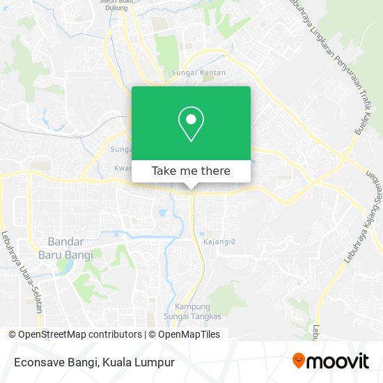 Econsave Bangi map