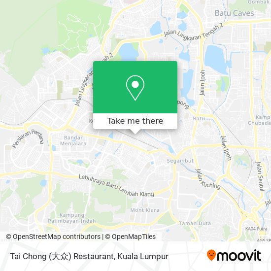 Tai Chong (大众) Restaurant map