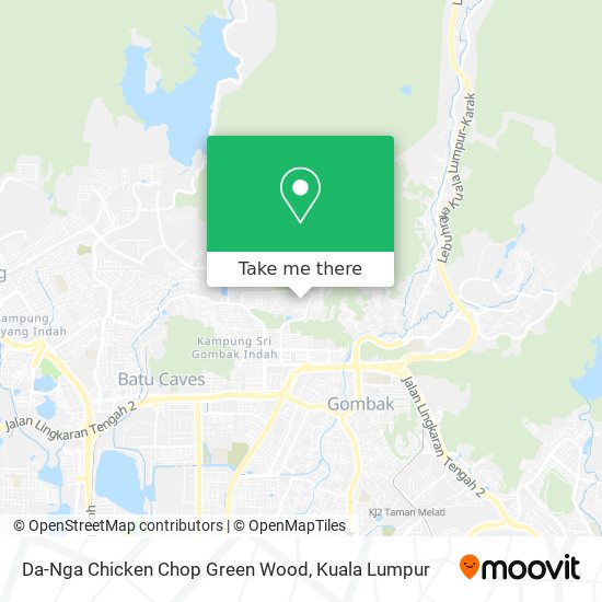 Da-Nga Chicken Chop Green Wood map