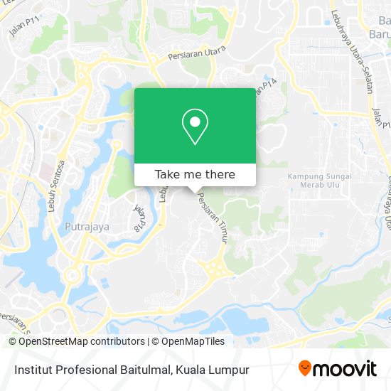 Institut Profesional Baitulmal map