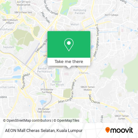 How To Get To Aeon Mall Cheras Selatan In Kuala Lumpur By Bus Mrt Lrt Or Train Moovit