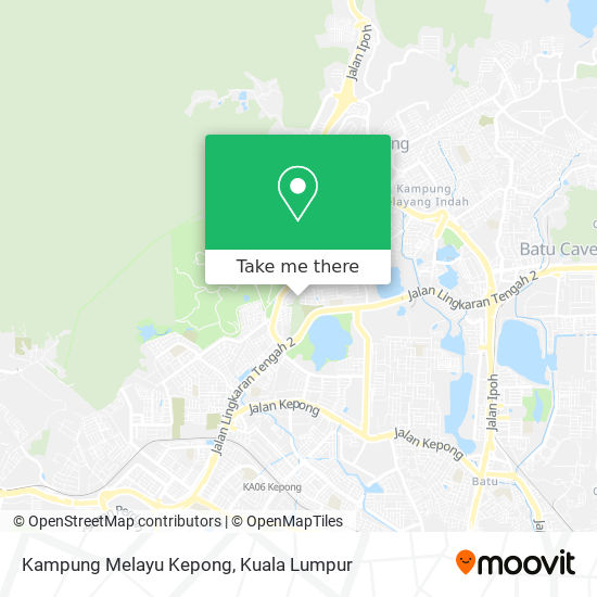 Peta Kampung Melayu Kepong