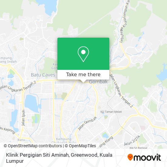 Klinik Pergigian Siti Aminah, Greenwood map