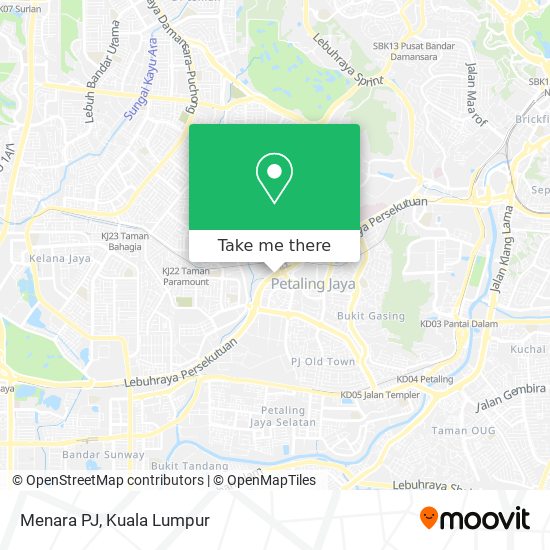 Menara PJ map