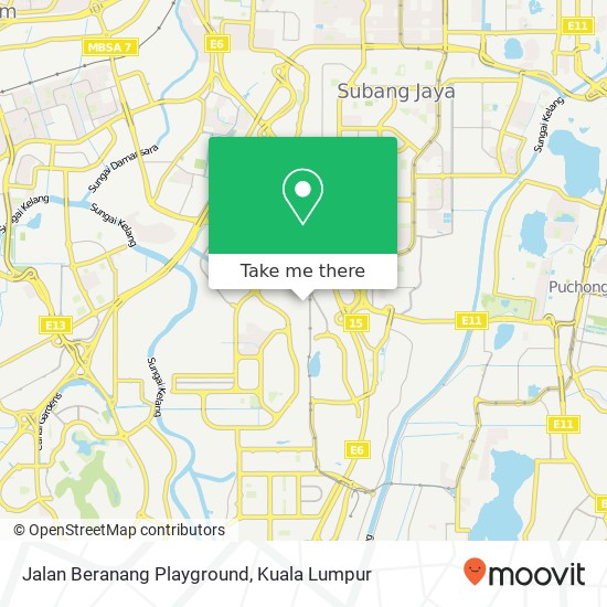 Peta Jalan Beranang Playground