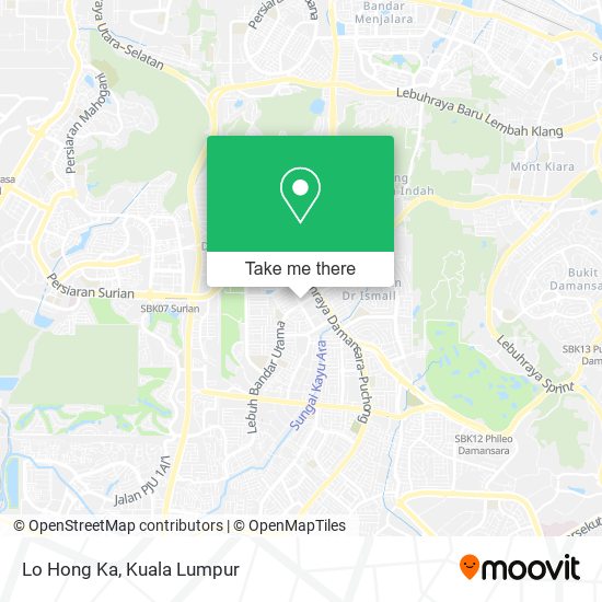 Lo Hong Ka map