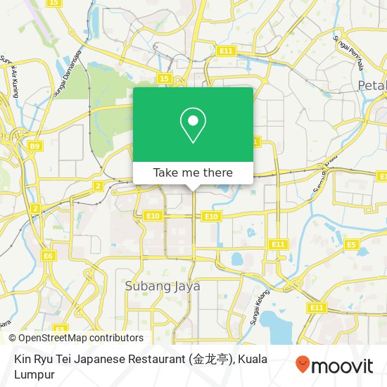 Kin Ryu Tei Japanese Restaurant (金龙亭) map