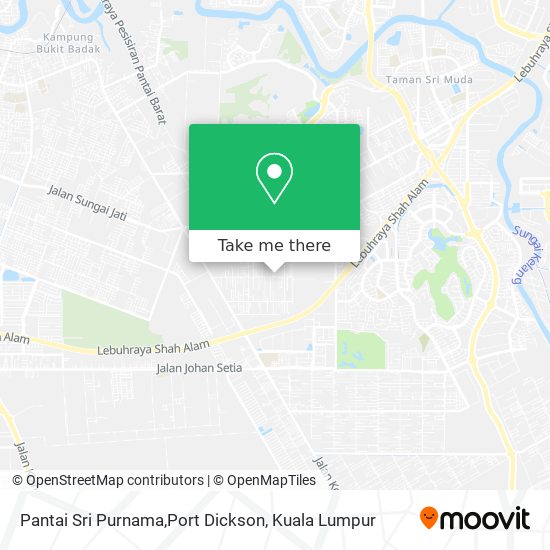 Peta Pantai Sri Purnama,Port Dickson