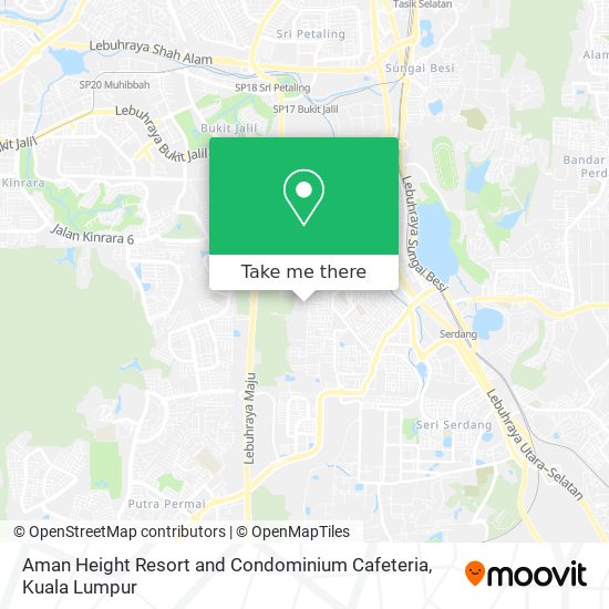 Aman Height Resort and Condominium Cafeteria map