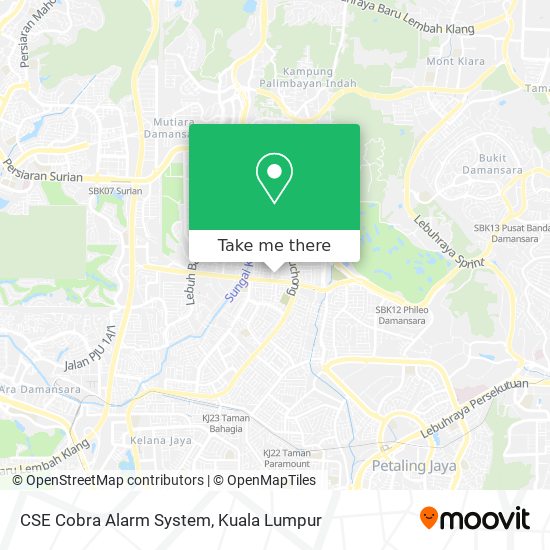 CSE Cobra Alarm System map