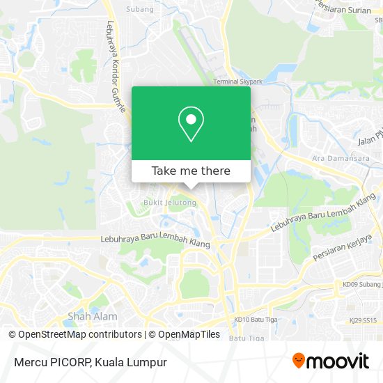 Mercu PICORP map