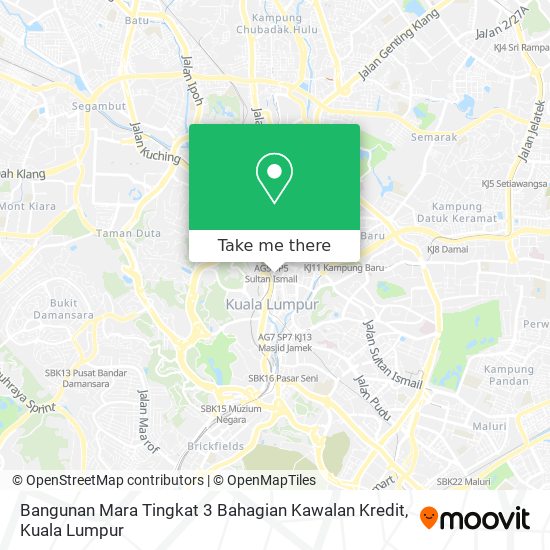 Bangunan Mara Tingkat 3 Bahagian Kawalan Kredit map