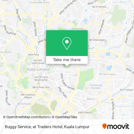 Buggy Service, at Traders Hotel map