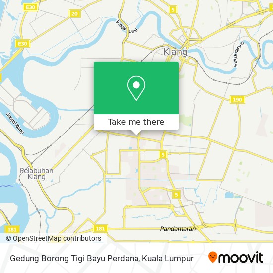 Peta Gedung Borong Tigi Bayu Perdana