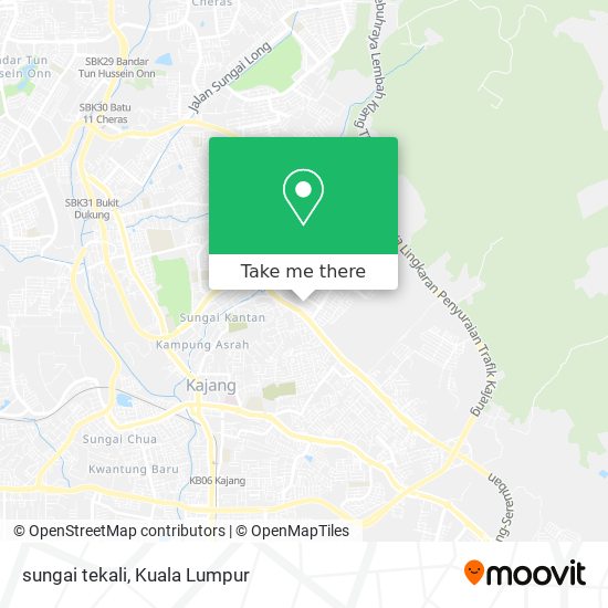 sungai tekali map