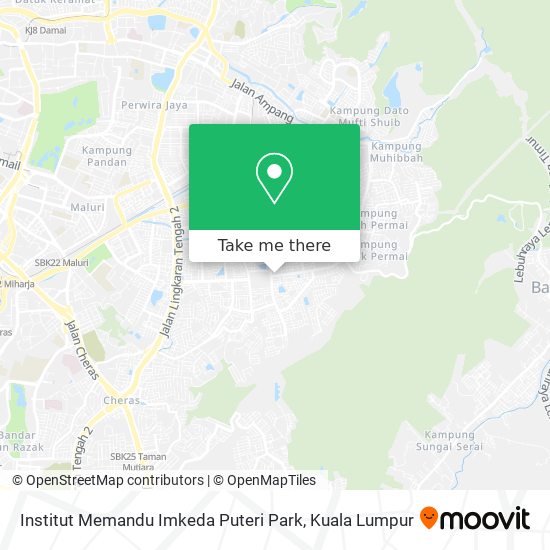 Institut Memandu Imkeda Puteri Park map