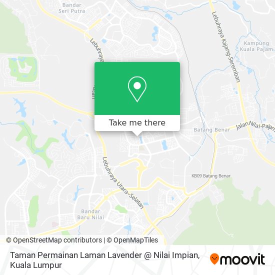 Peta Taman Permainan Laman Lavender @ Nilai Impian