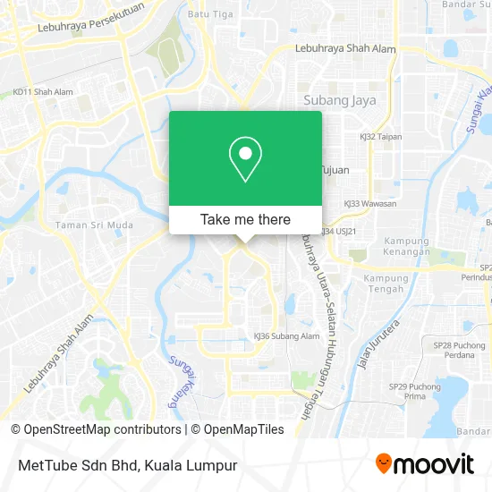 MetTube Sdn Bhd map