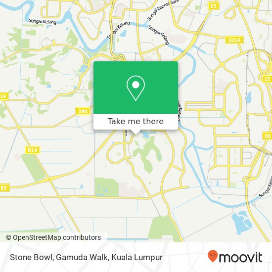 Stone Bowl, Gamuda Walk map