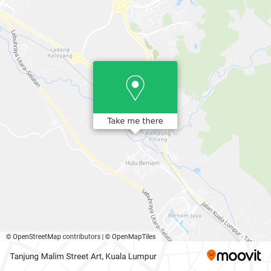 Tanjung Malim Street Art map